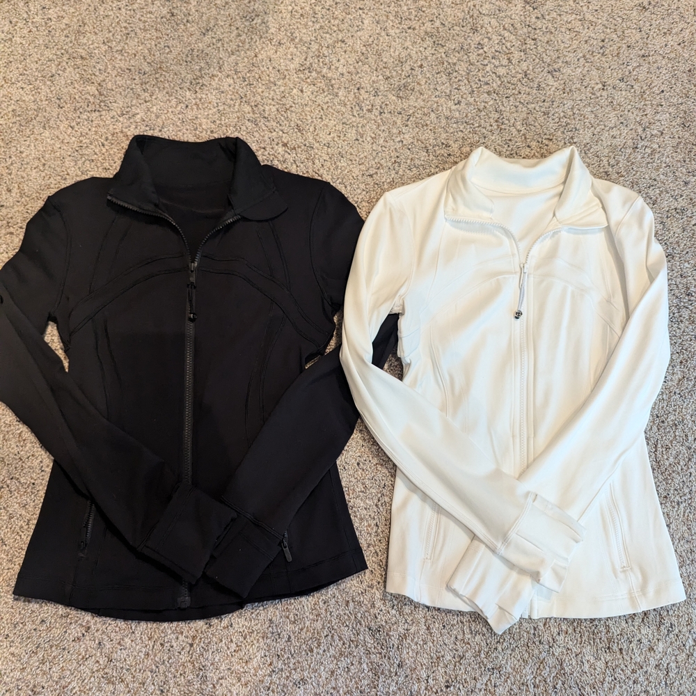 Lululemon Black and White Define Jackets